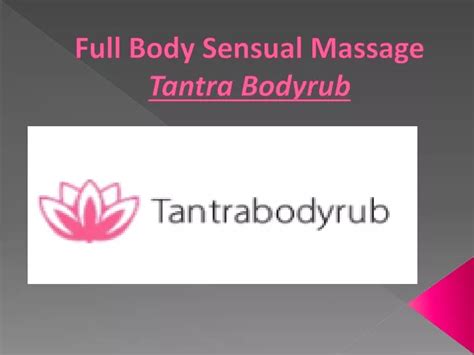 Full Body Sensual Massage Erotic massage Ribnita